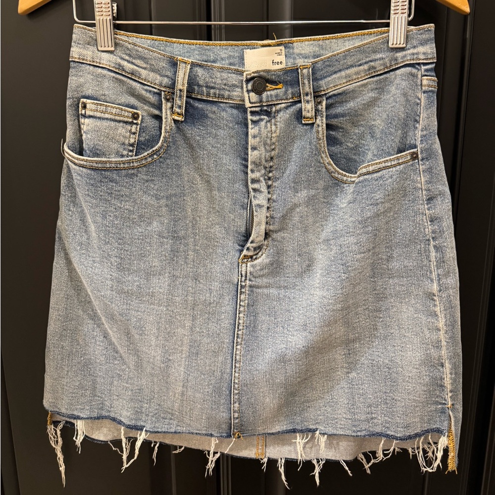 Wilfred Denim Mini Skirt - SZ 10